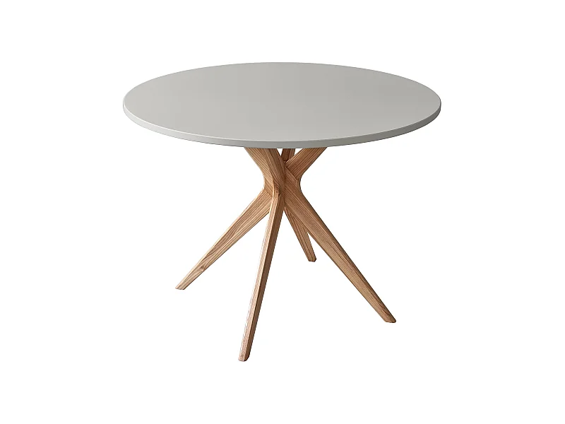 Table à manger ronde 100cm Jubi Bold Gris Oerle