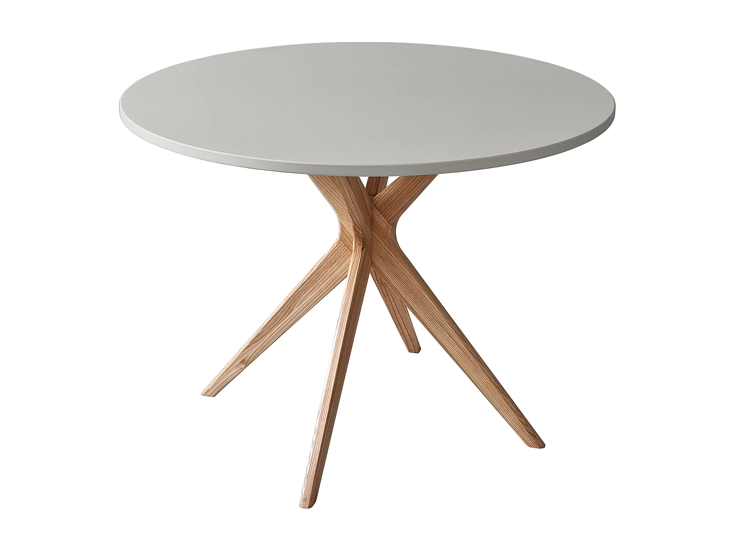 Table à manger ronde 100cm Jubi Bold Gris Oerle