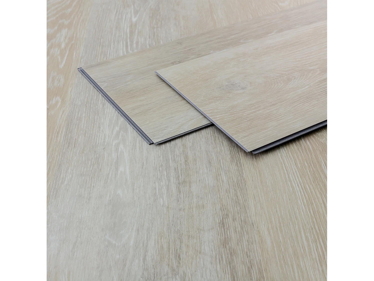 Pavimento in PVC Deluxe 122x18cm 7,7 m² 4,2 mm rovere lucido 35 pezzi ad incastro vinile rivestimento aspetto legno antiscivolo impermeabile ML-Design