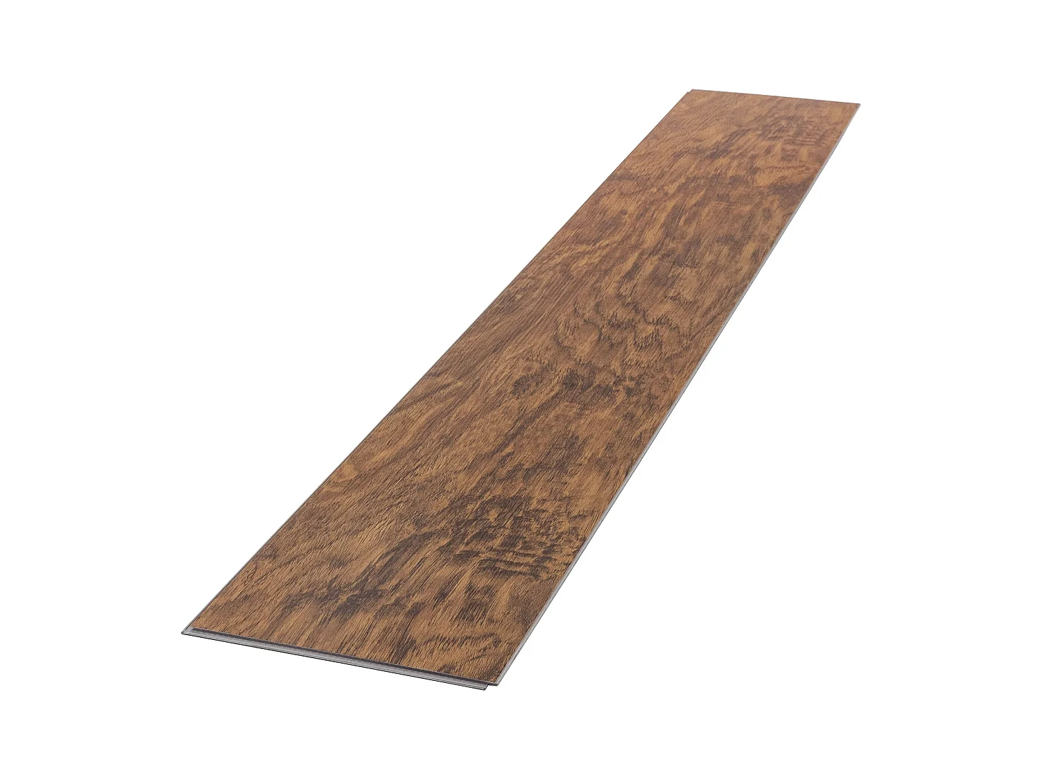 Revêtement de sol clipsable en vinyle 122cm x 18cm x 4,2mm 7,7m²/35 planches marron aspect bois acacia imitation parquet pvc étanche classe charge 34
