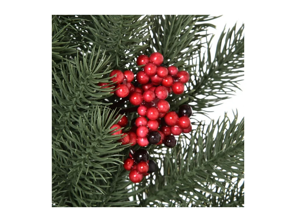 Weihnachtskranz Türkranz mit Aufhängeöse Ø60 cm, Wreath Weihnachten für festliche Dekoration