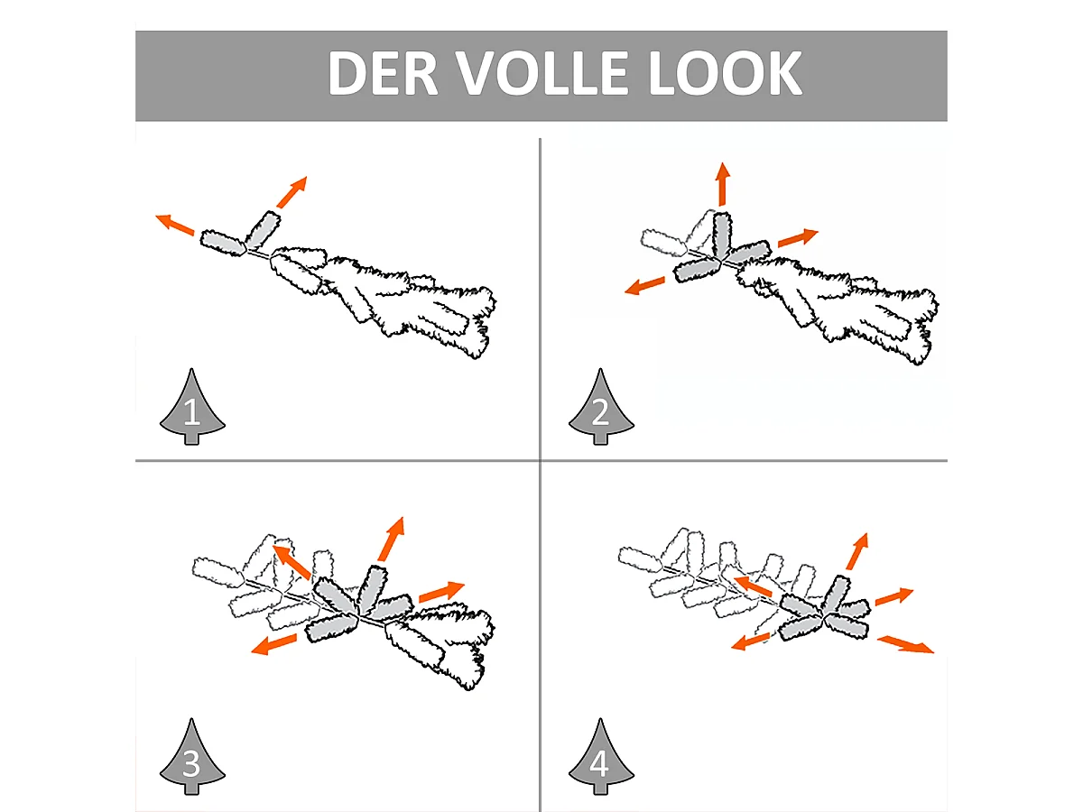 2-er Set Weihnachtsbäume mit LED-Lichtern Mini-Christbaum Künstlichen Weihnachten Tannenbaum Weihnachtsdekoration Ø33 x 75 cm Grün
