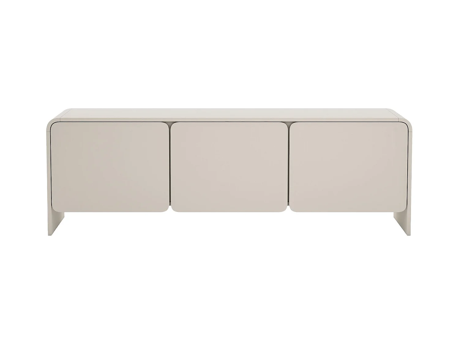 TV-Lowboard 3-türig – 156 cm – kaschmirgrau – LUMMO