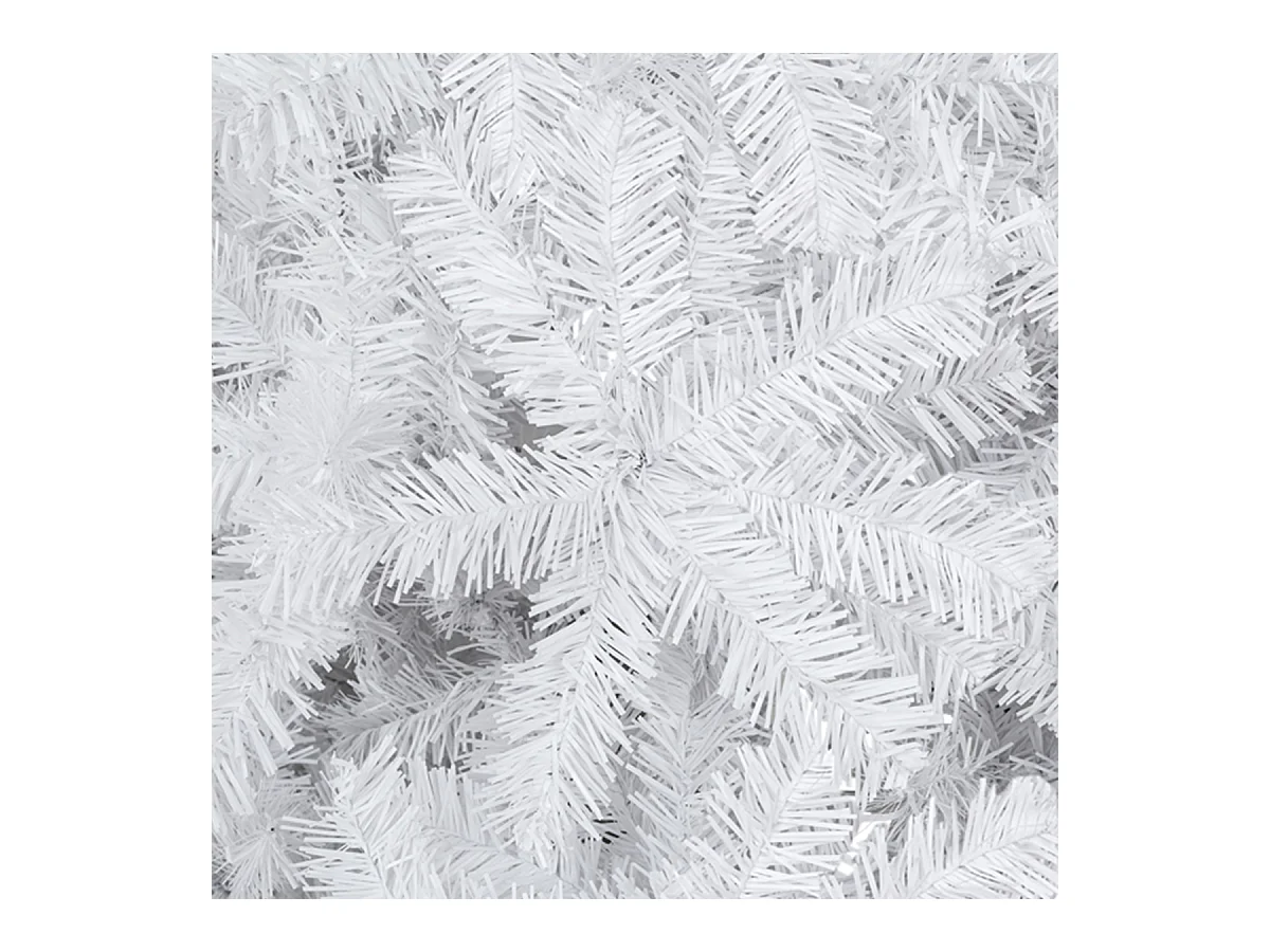 Weihnachtsbaum mit 350 Zweigspitzen und stabilem Metallständer Künstlichen Weihnachten Tannenbaum 5 FT Weiß