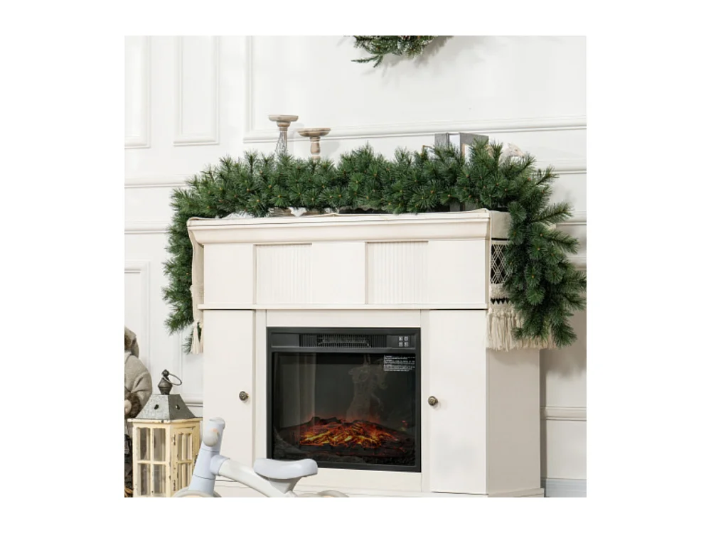 Künstliche Weihnachtsgirlande, Tannenbaumgirlande für Treppen & Kamin, festliche in Grün 1,8 m