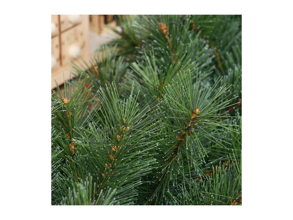 Künstliche Weihnachtsgirlande, Tannenbaumgirlande für Treppen & Kamin, festliche in Grün 1,8 m