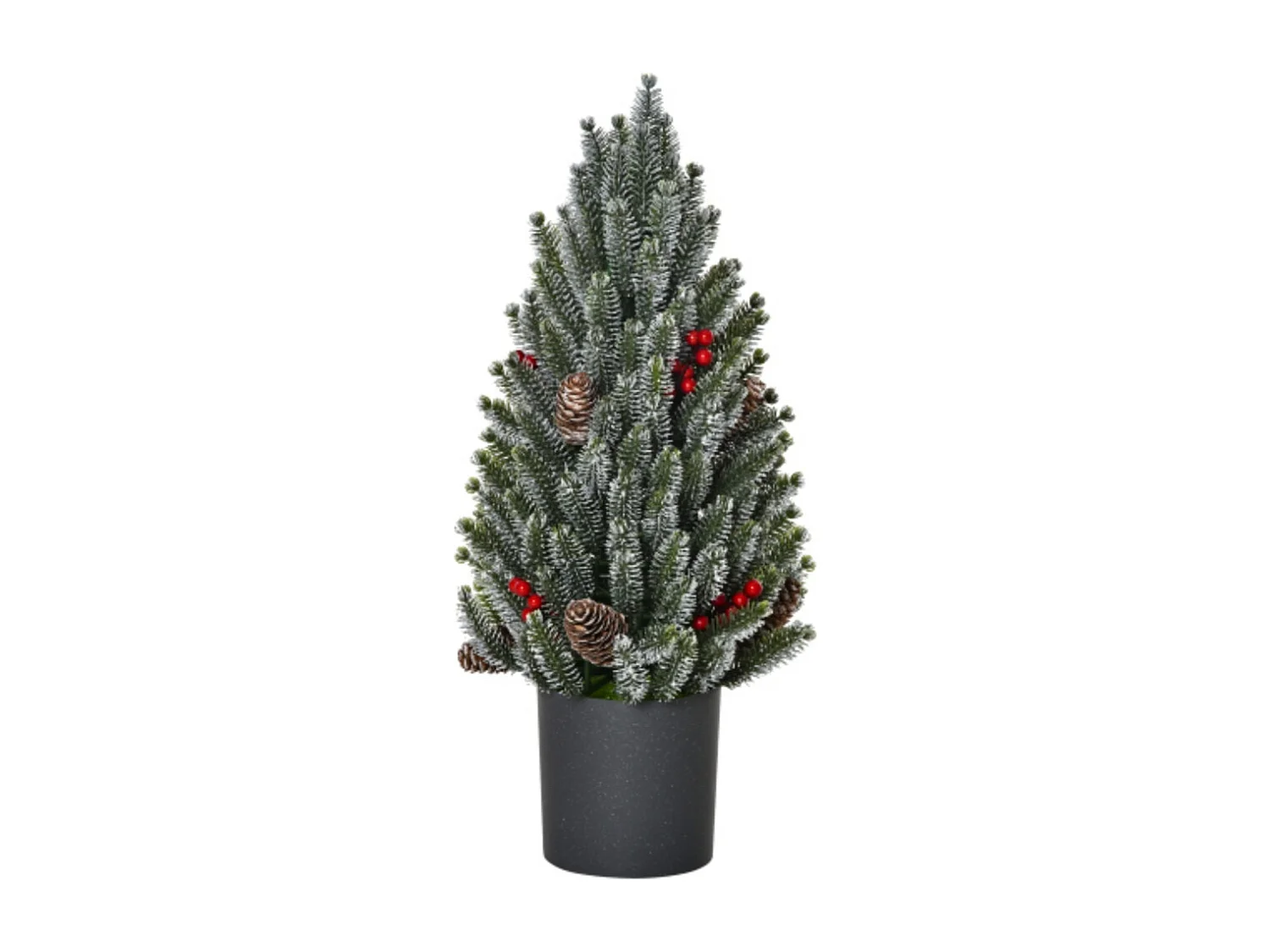 Künstlicher Weihnachtsbaum Tisch-Christbaum Äste schneebedecktes Design,Christbaum künstlicher Weihnachtsbaum Ø27 x 47 cm