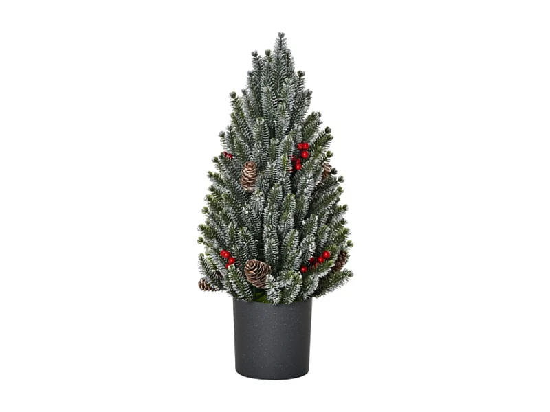 Künstlicher Weihnachtsbaum Tisch-Christbaum Äste schneebedecktes Design,Christbaum künstlicher Weihnachtsbaum Ø27 x 47 cm
