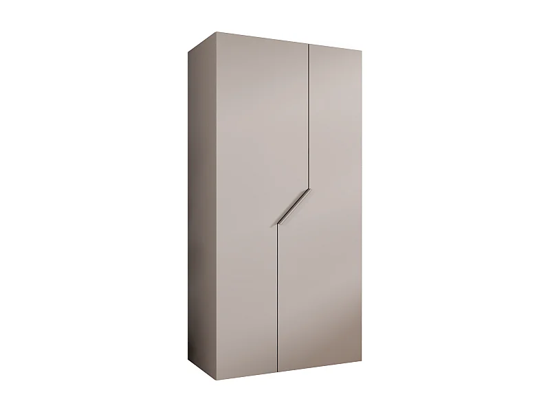 Armoire à portes battantes Andrew 1 100 / 202 / 52 (Cachemire + poignées: Cachemire)