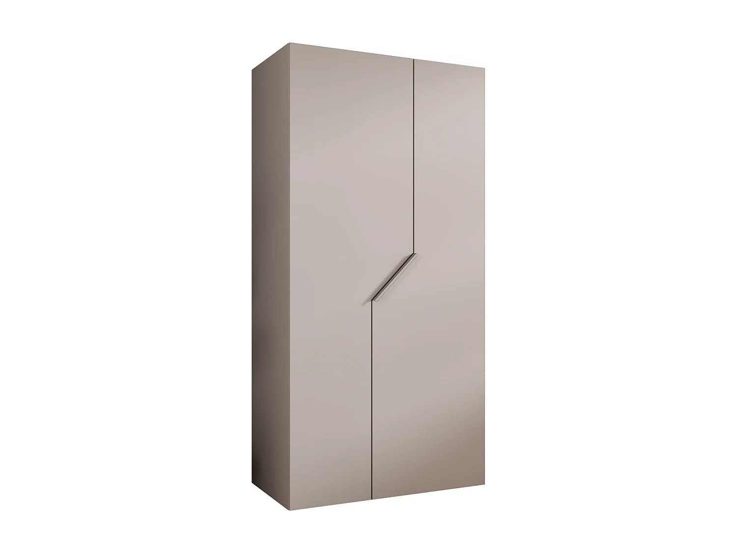 Armoire à portes battantes Andrew 1 100 / 202 / 52 (Cachemire + poignées: Cachemire)