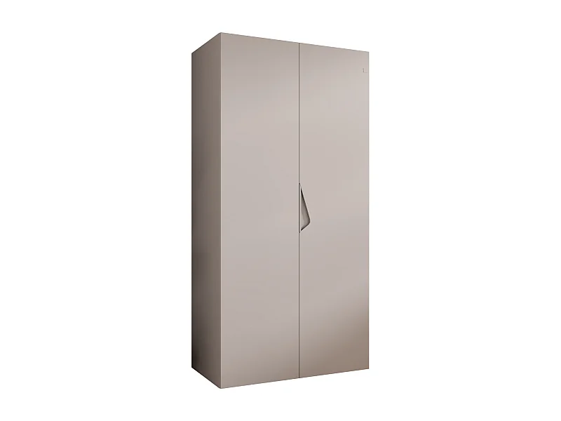 Armoire à portes battantes Sandi 1 100 / 202 / 52 (Cachemire + poignées: Cachemire)