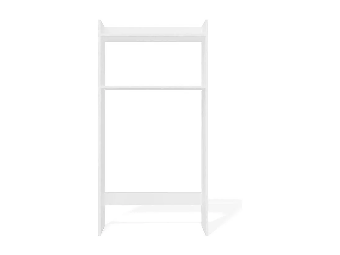 Szafka Łazienkowa NINA NP |  Biała | 64x30x124 cm | Regał na Pralkę Słupek 2 Półki