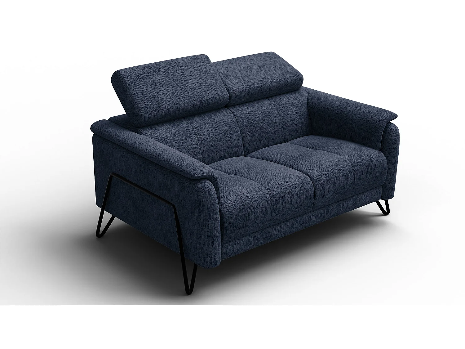 Sofa 2-Sitzer RODEN, marineblau
