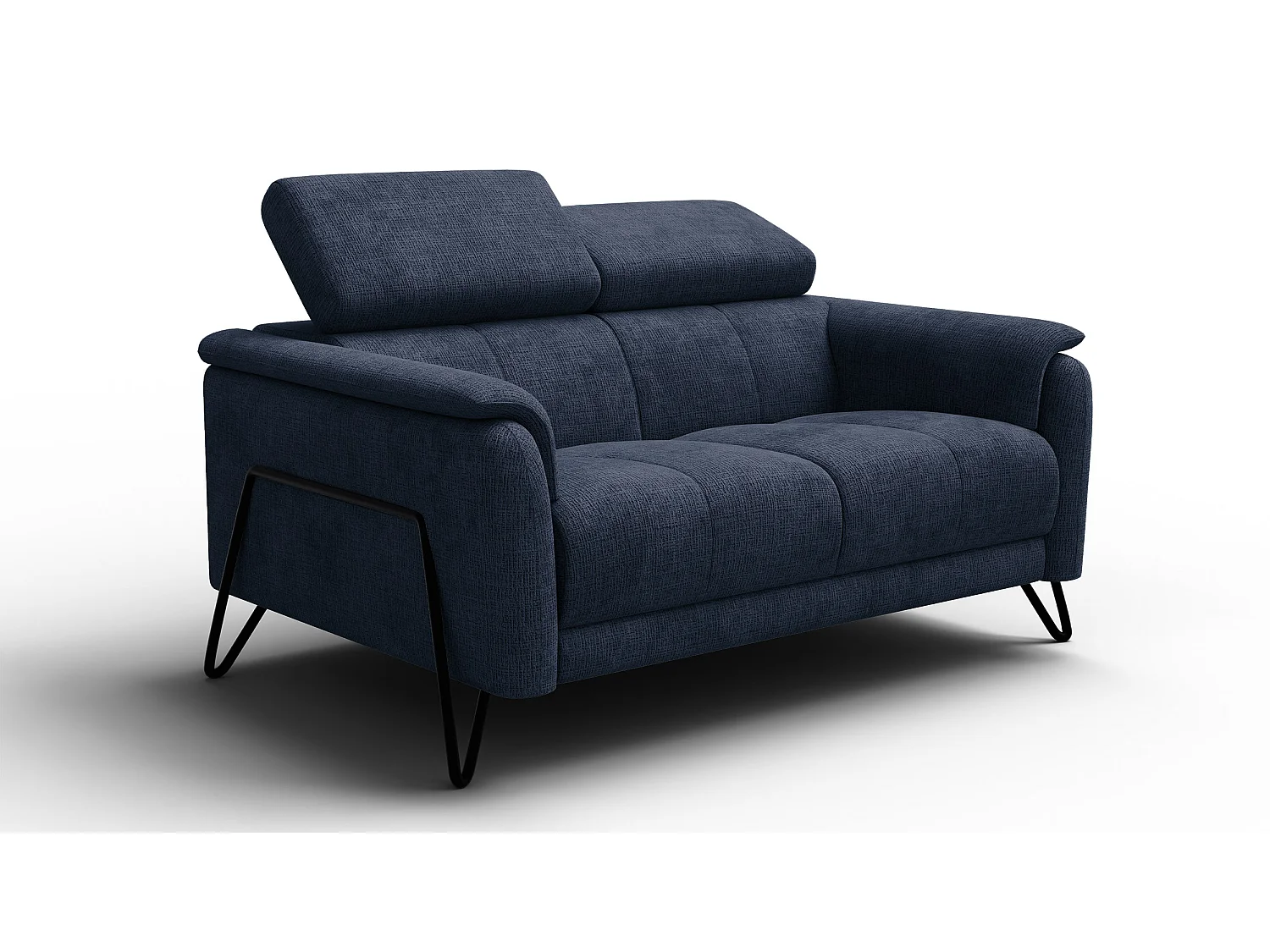 Sofa 2-Sitzer RODEN, marineblau