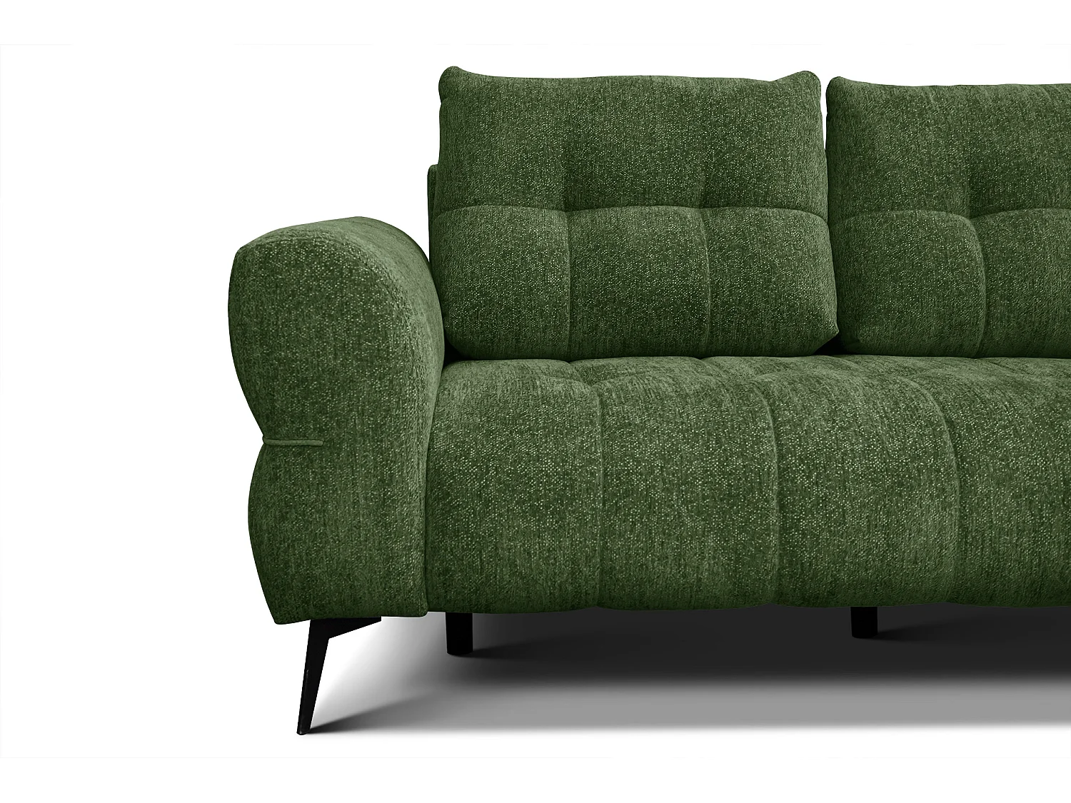 Canapé 2,5 places SALVINI, tissu vert