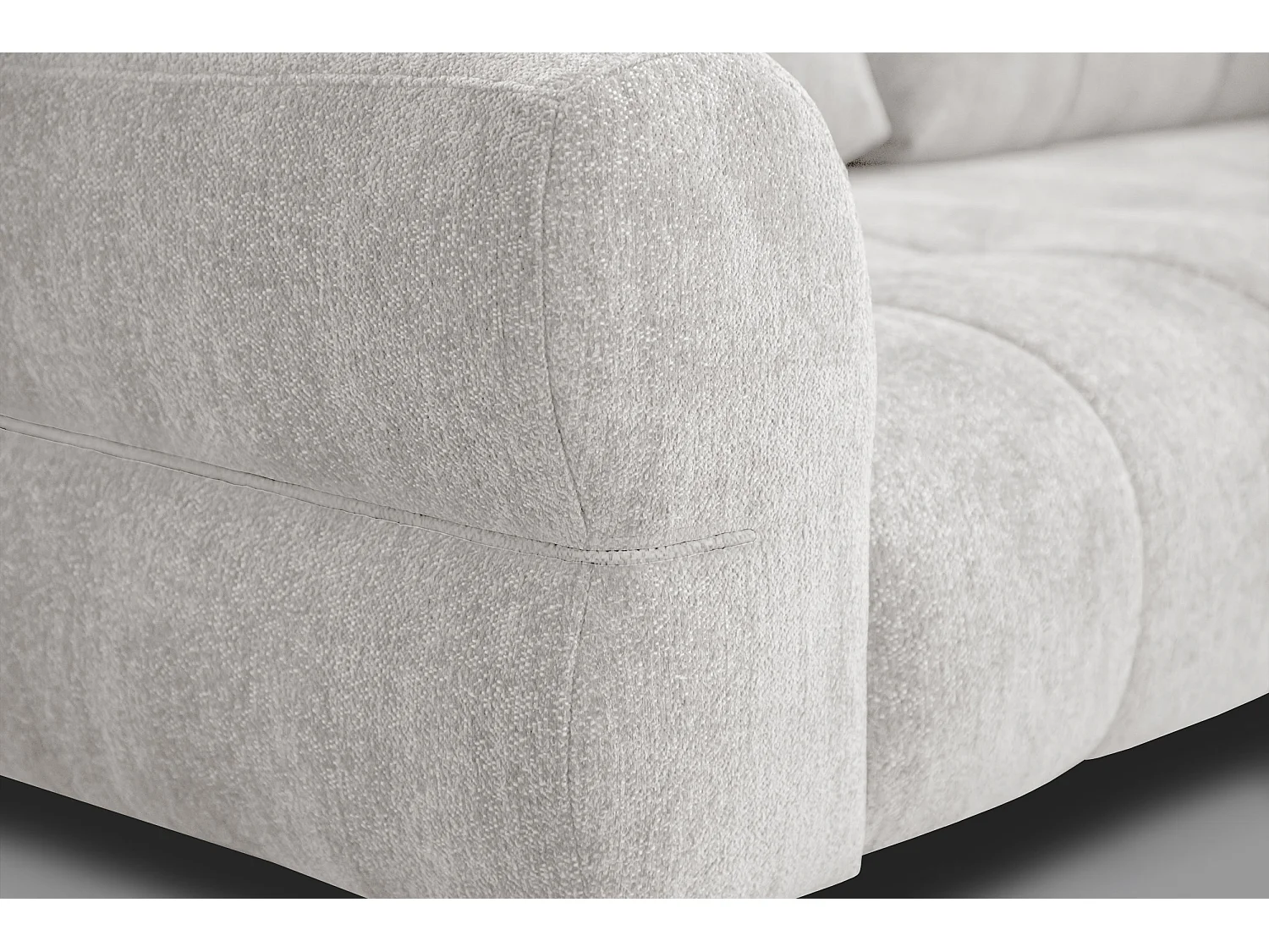 Canapé 2,5 places SALVINI, tissu ecru