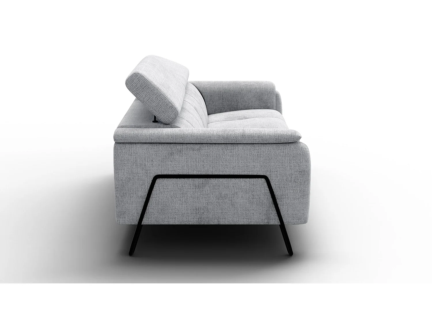 Sofa 3-Sitzer RODEN, hellgrau