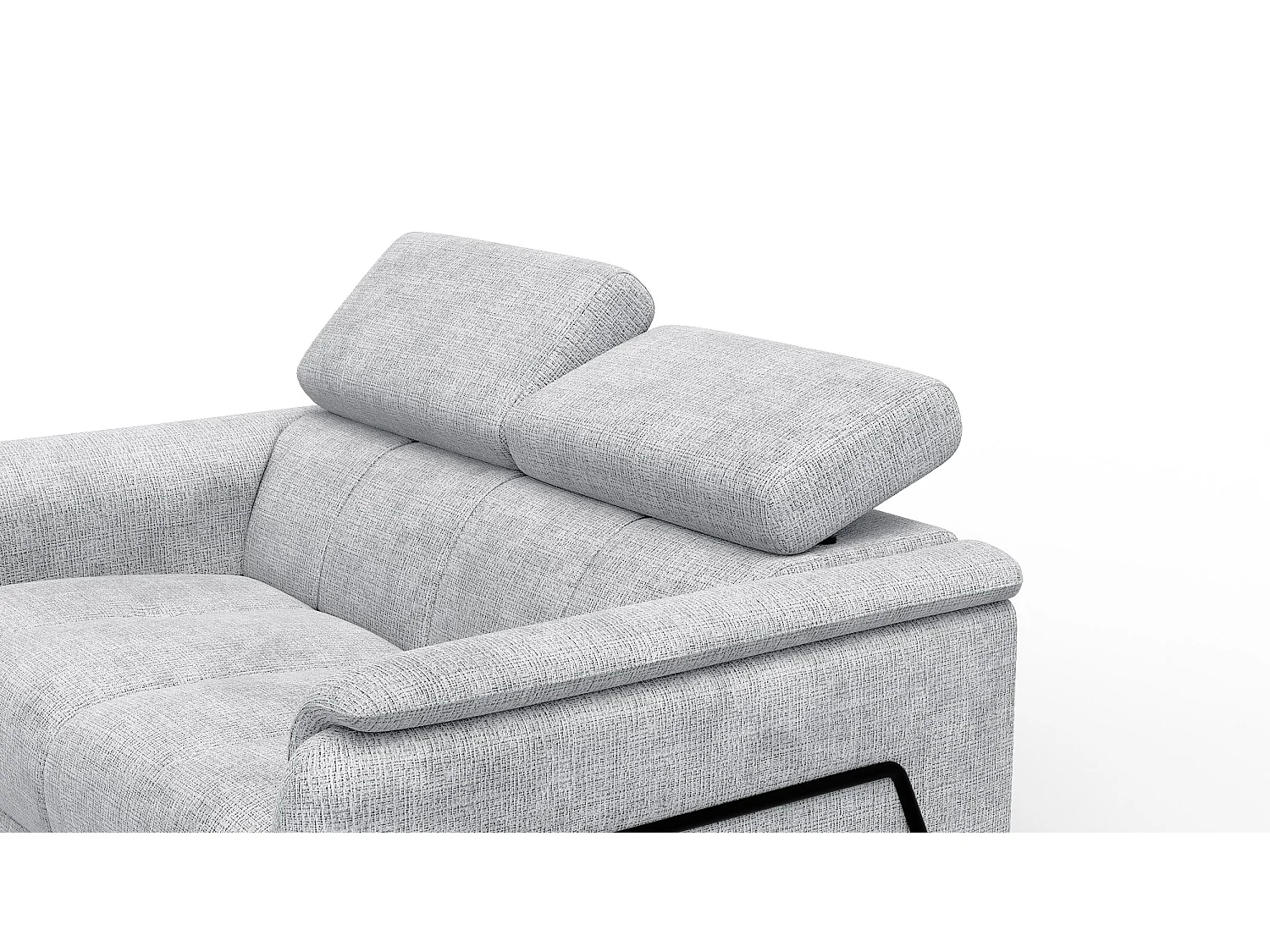 Sofa 2-Sitzer RODEN, hellgrau