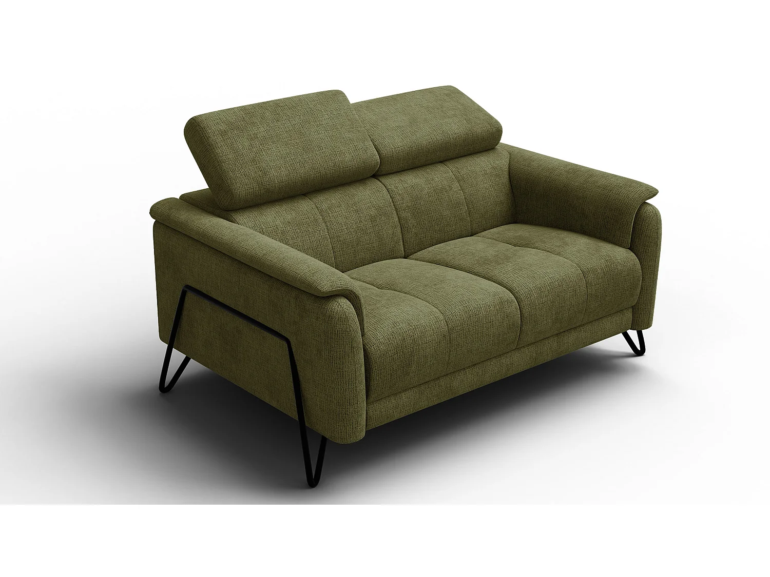 Sofa 2-Sitzer RODEN, olive