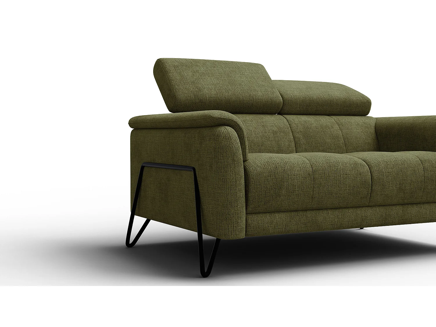 Sofa 2-Sitzer RODEN, olive