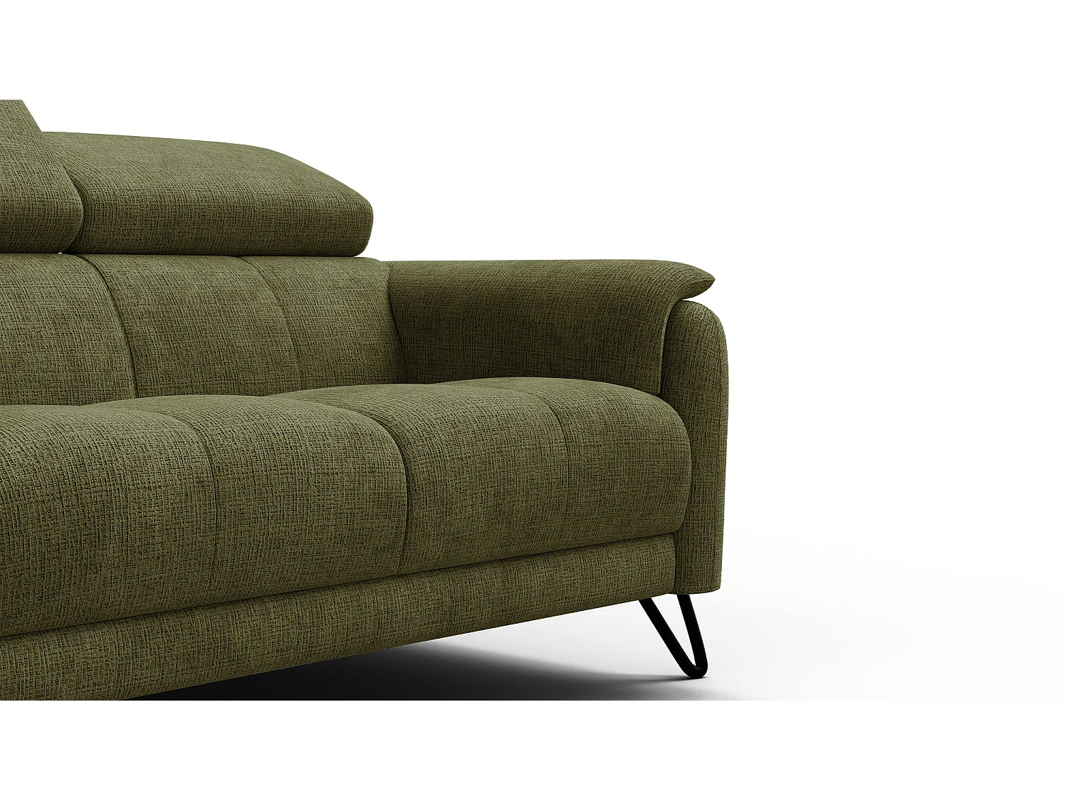 Sofa 2-Sitzer RODEN, olive