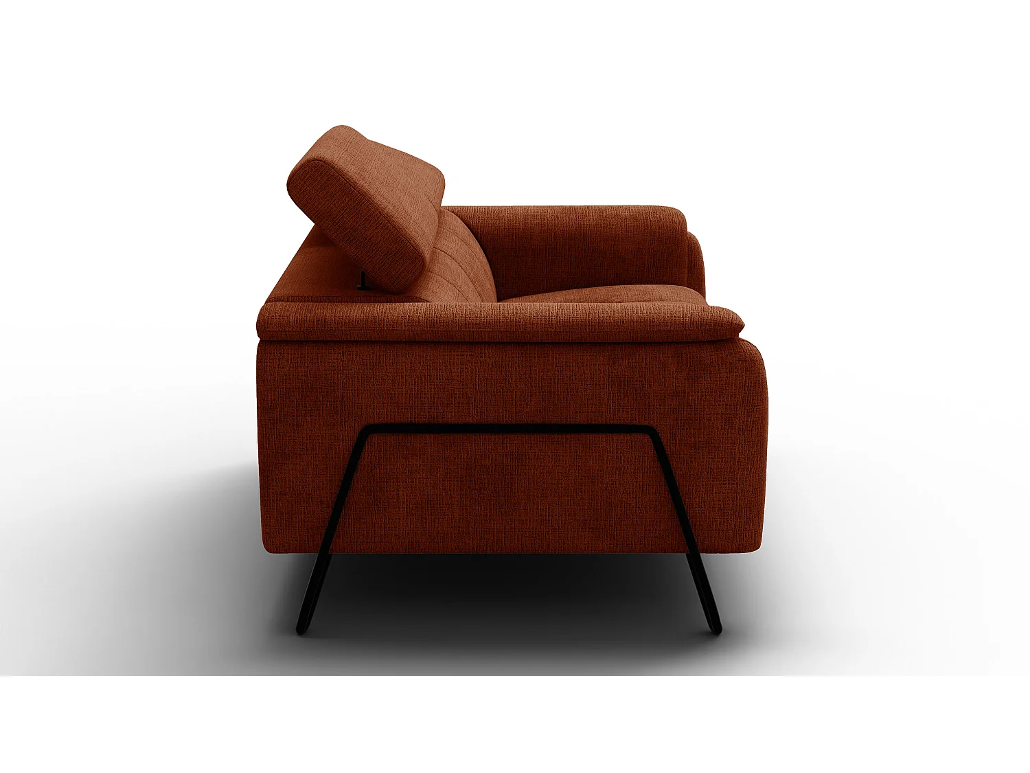 Sofa 2-Sitzer RODEN, rostrot