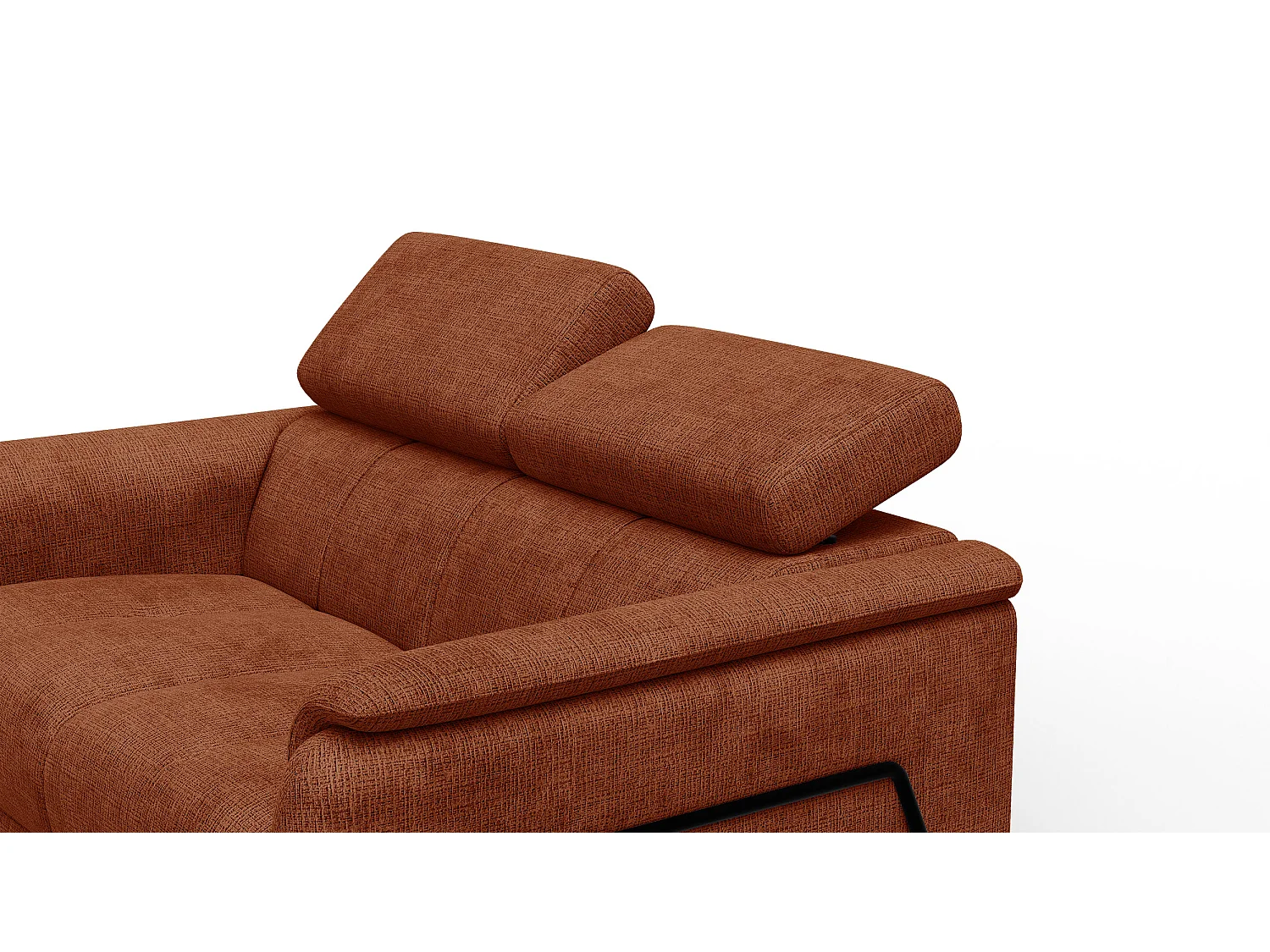 Sofa 2-Sitzer RODEN, rostrot