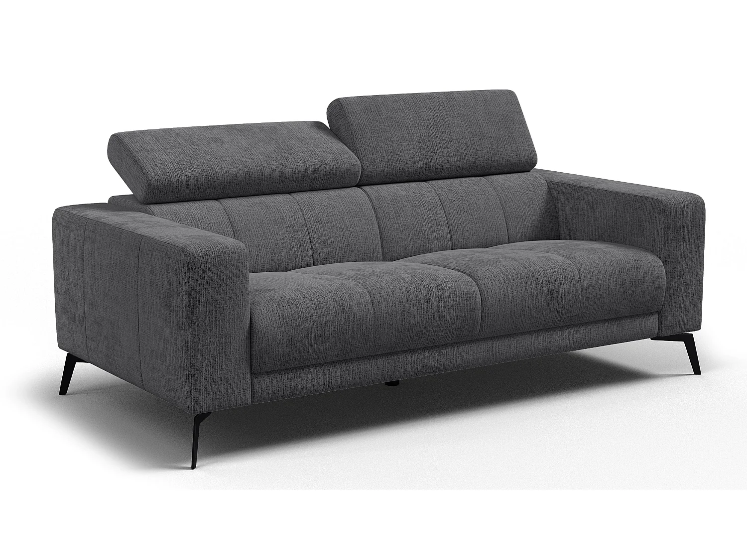 Sofa 3-Sitzer MORELLO, dunkelgrau