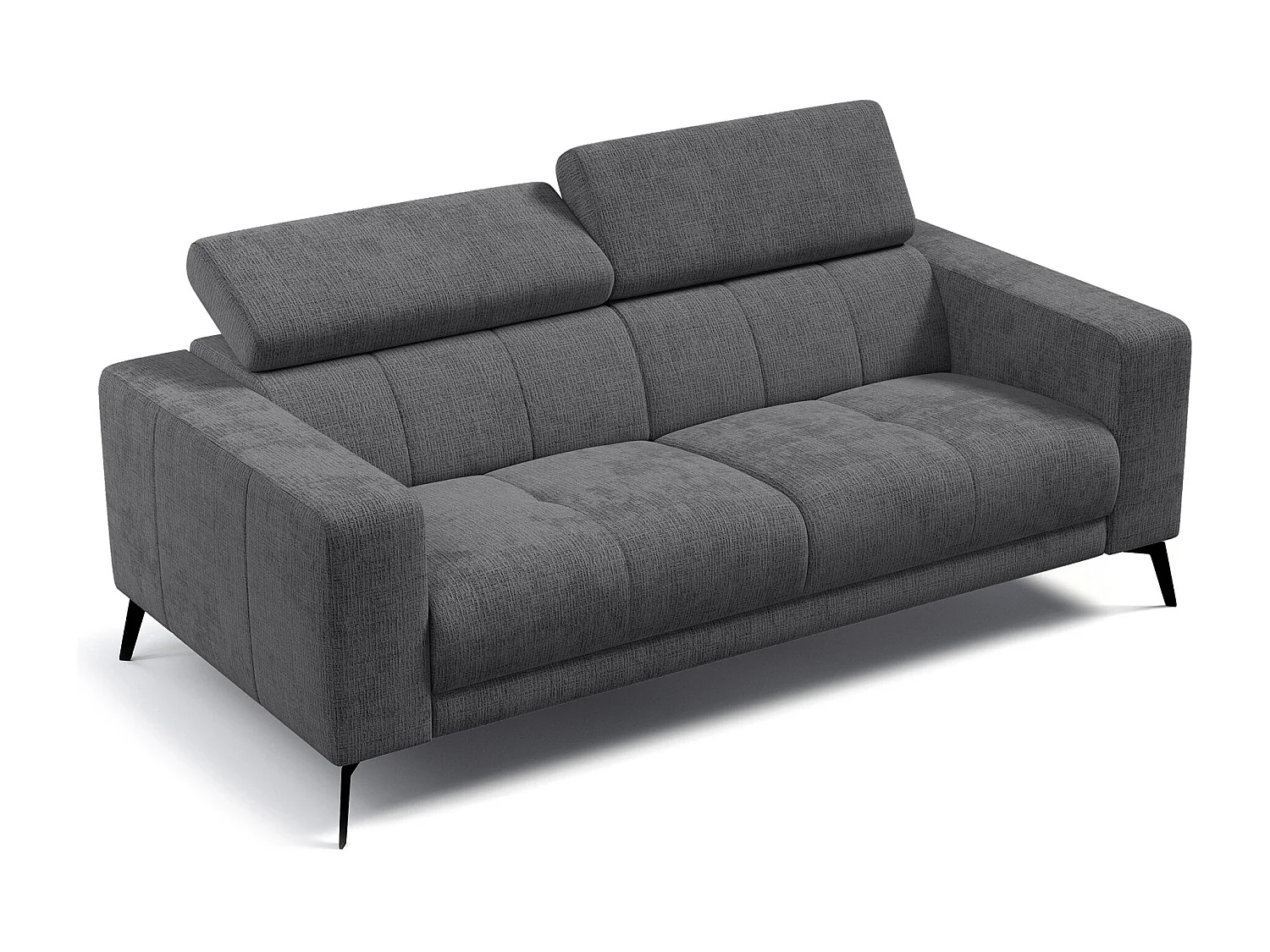 Sofa 3-Sitzer MORELLO, dunkelgrau