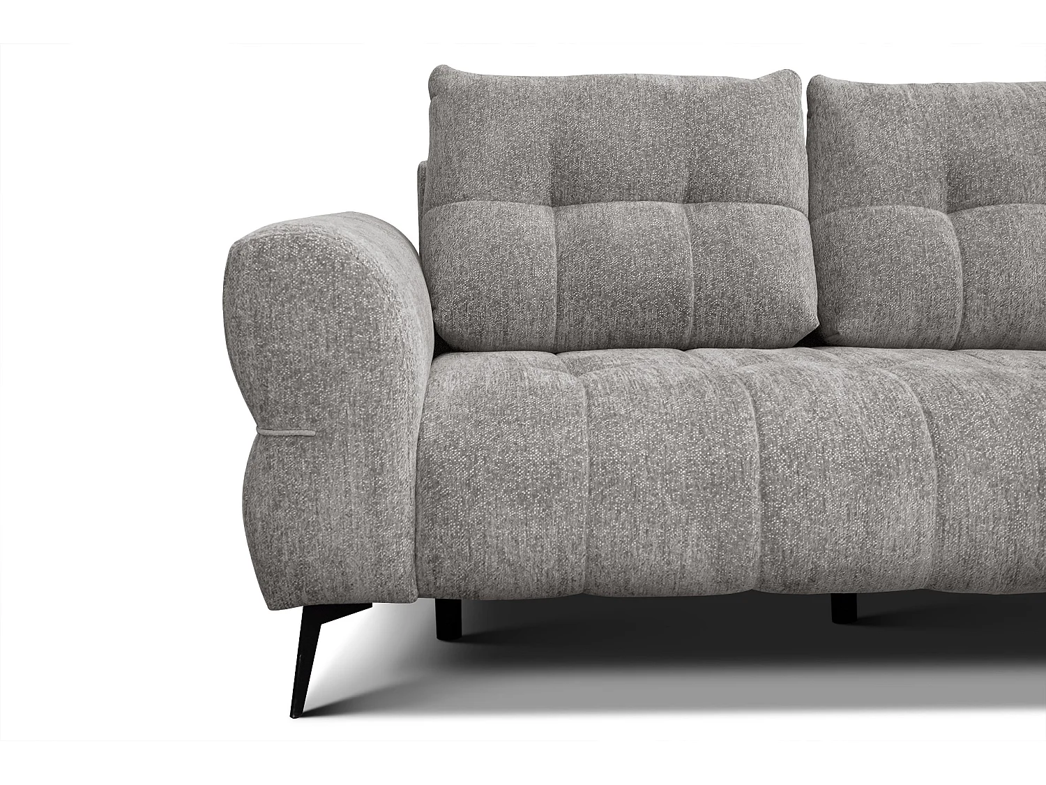 Canapé 2,5 places SALVINI, tissu gris chaud