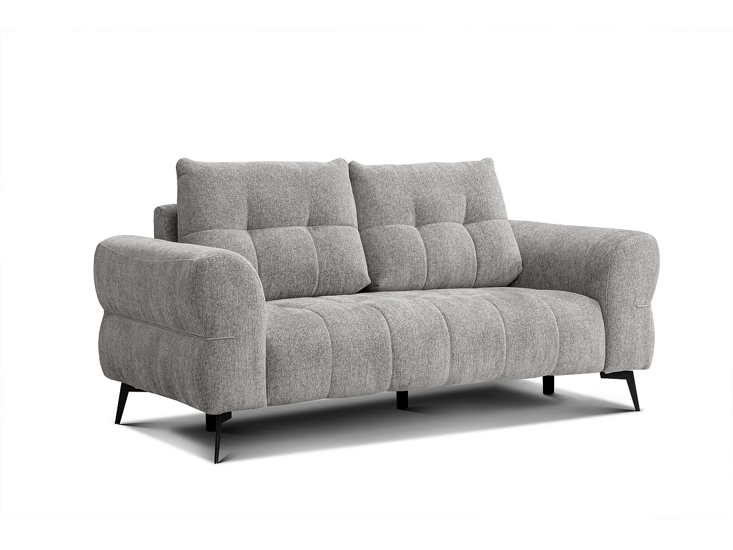 Canapé 2,5 places SALVINI, tissu gris chaud