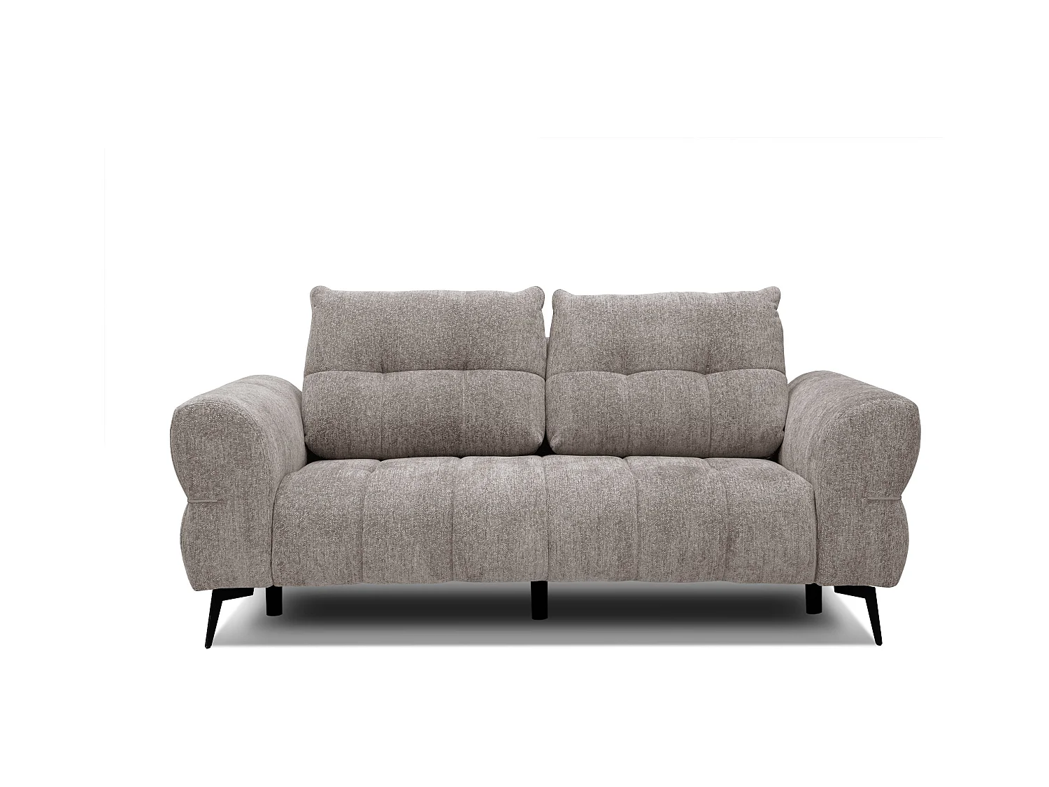 Canapé 2,5 places SALVINI, tissu beige  foncé