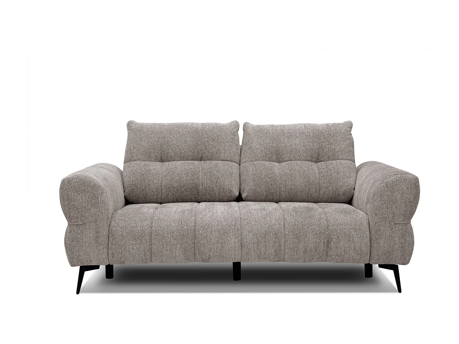 Canapé 2,5 places SALVINI, tissu beige  foncé