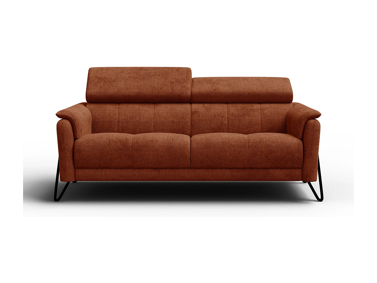 Sofa 3-Sitzer RODEN, rostrot