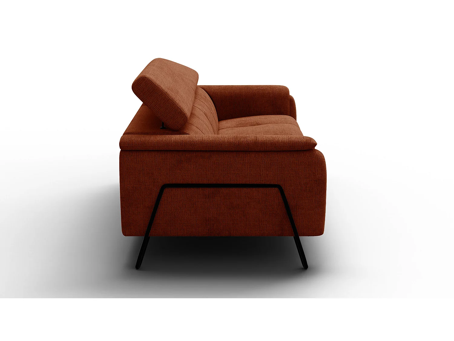 Sofa 3-Sitzer RODEN, rostrot