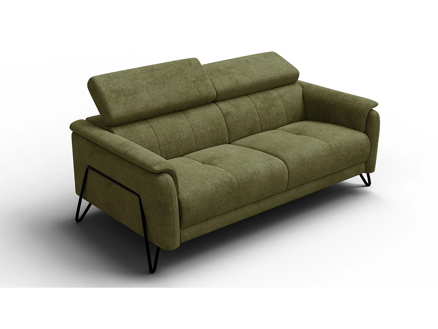 Sofa 3-Sitzer RODEN, olive