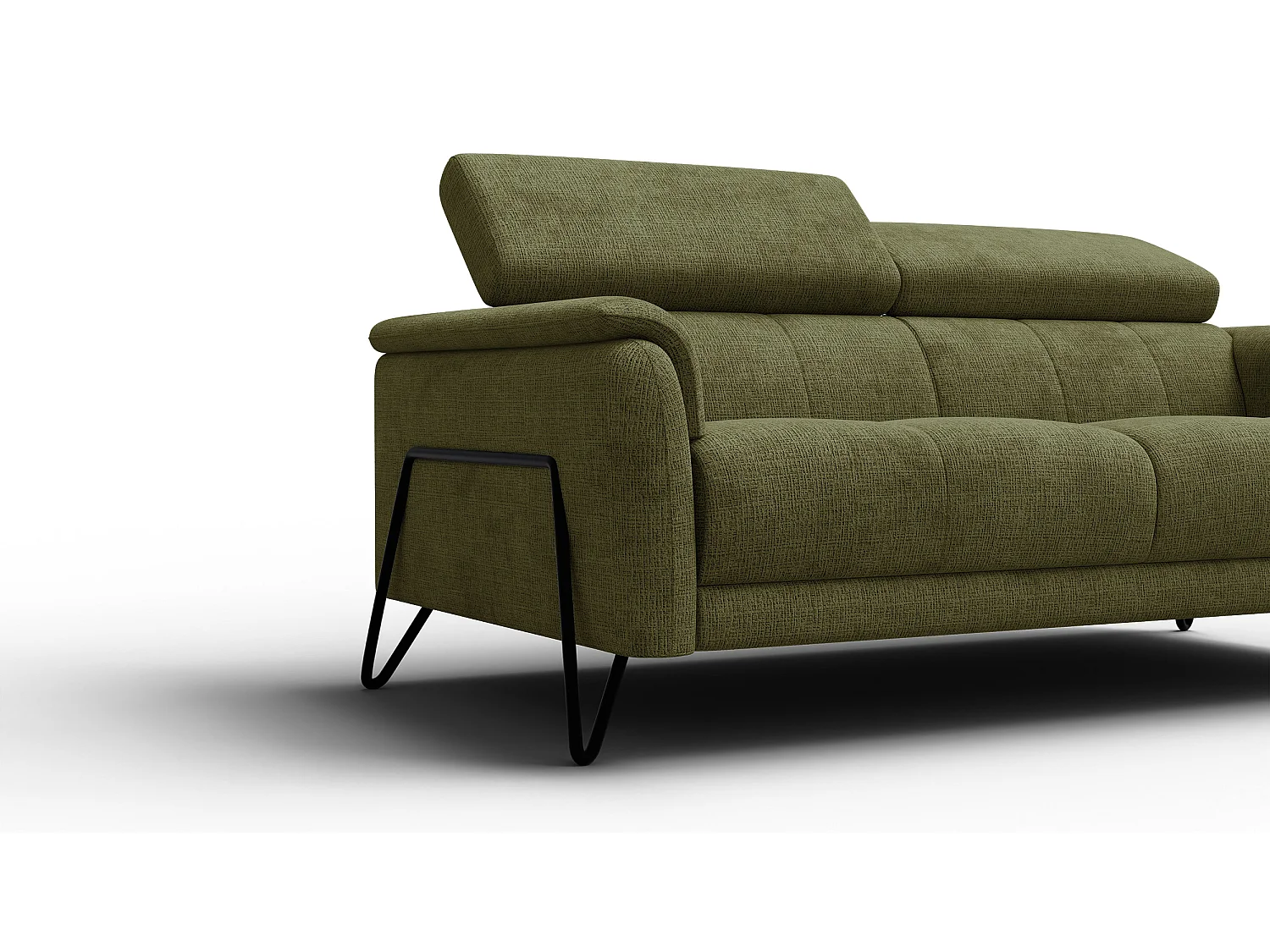 Sofa 3-Sitzer RODEN, olive