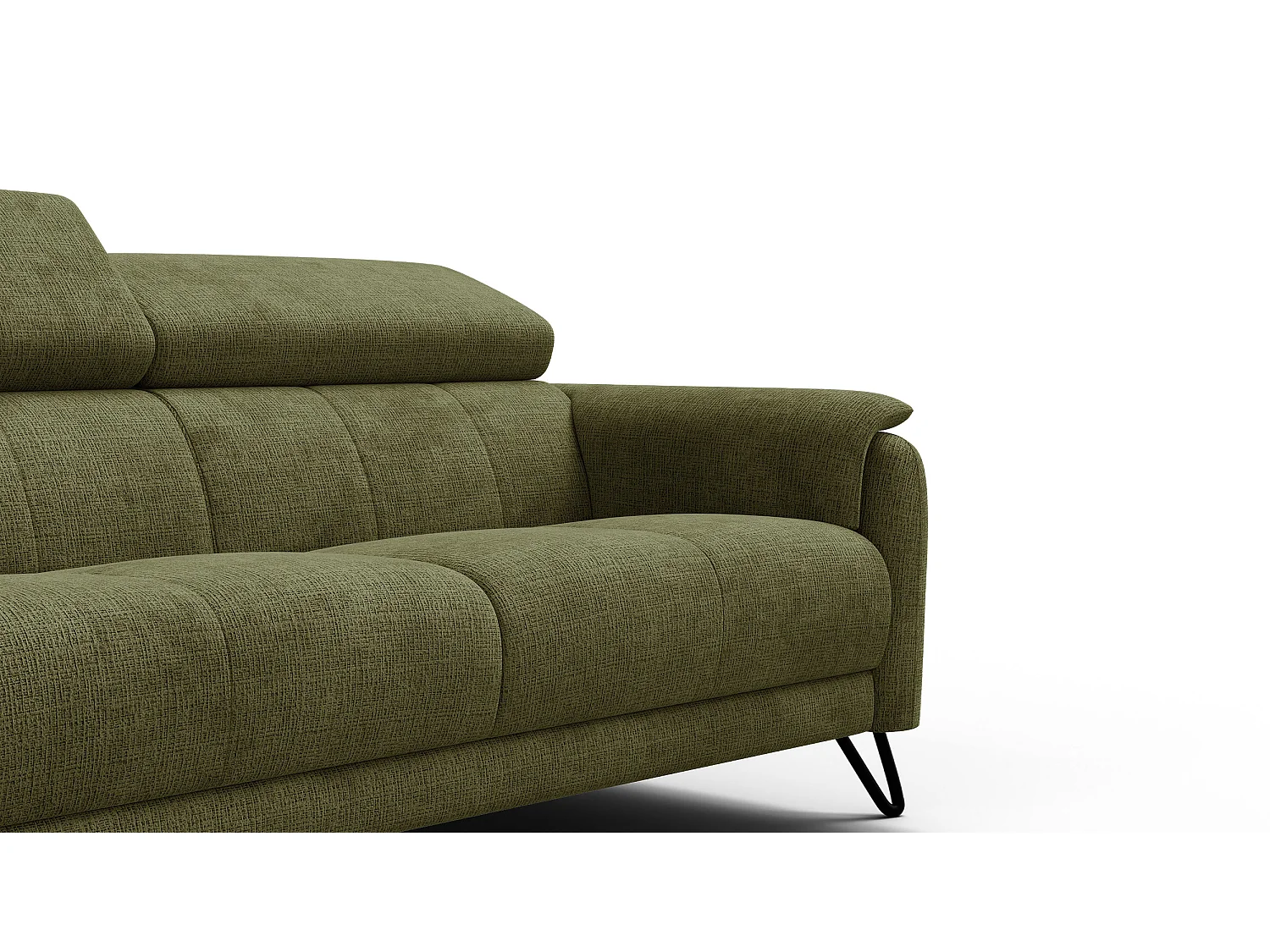 Sofa 3-Sitzer RODEN, olive