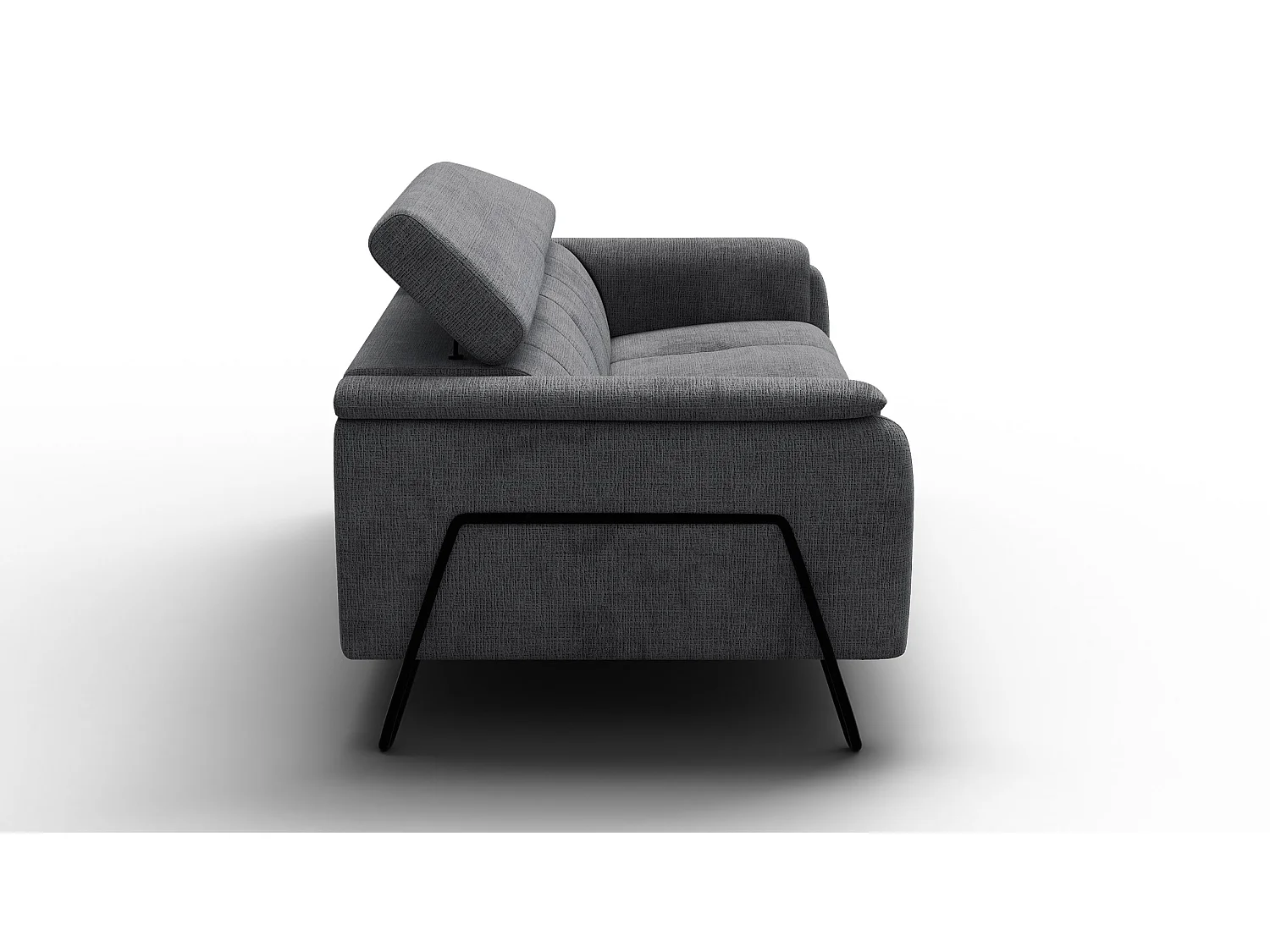 Sofa 3-Sitzer RODEN, dunkelgrau