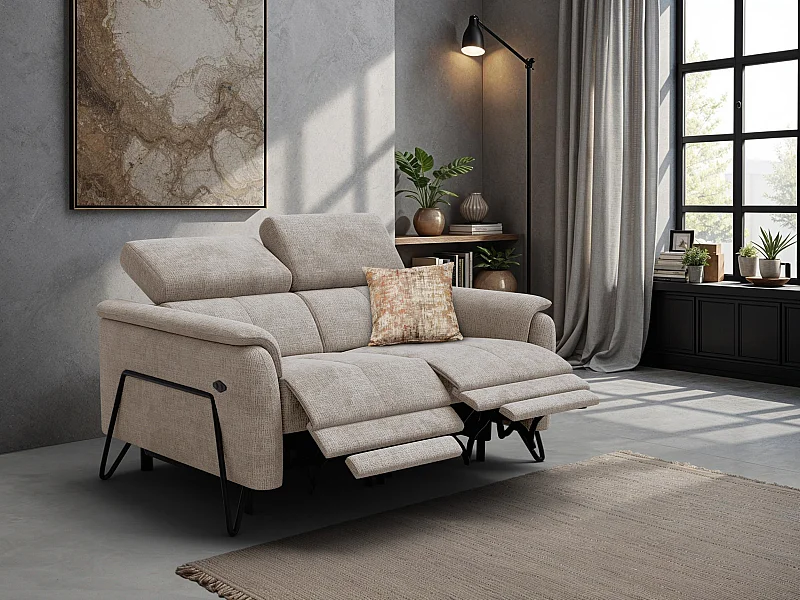 Relaxsofa 2-Sitzer RODEN, beige