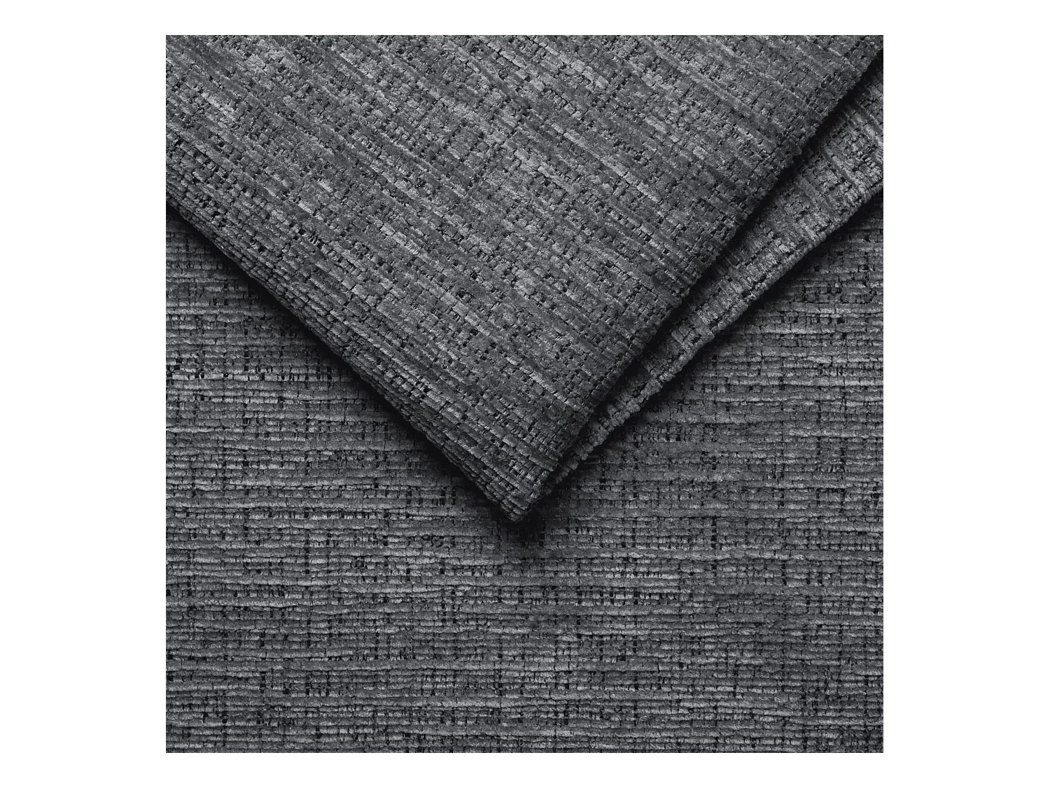 Canapé d'angle 5 places RODEN avec Relax, tissu gris foncé
