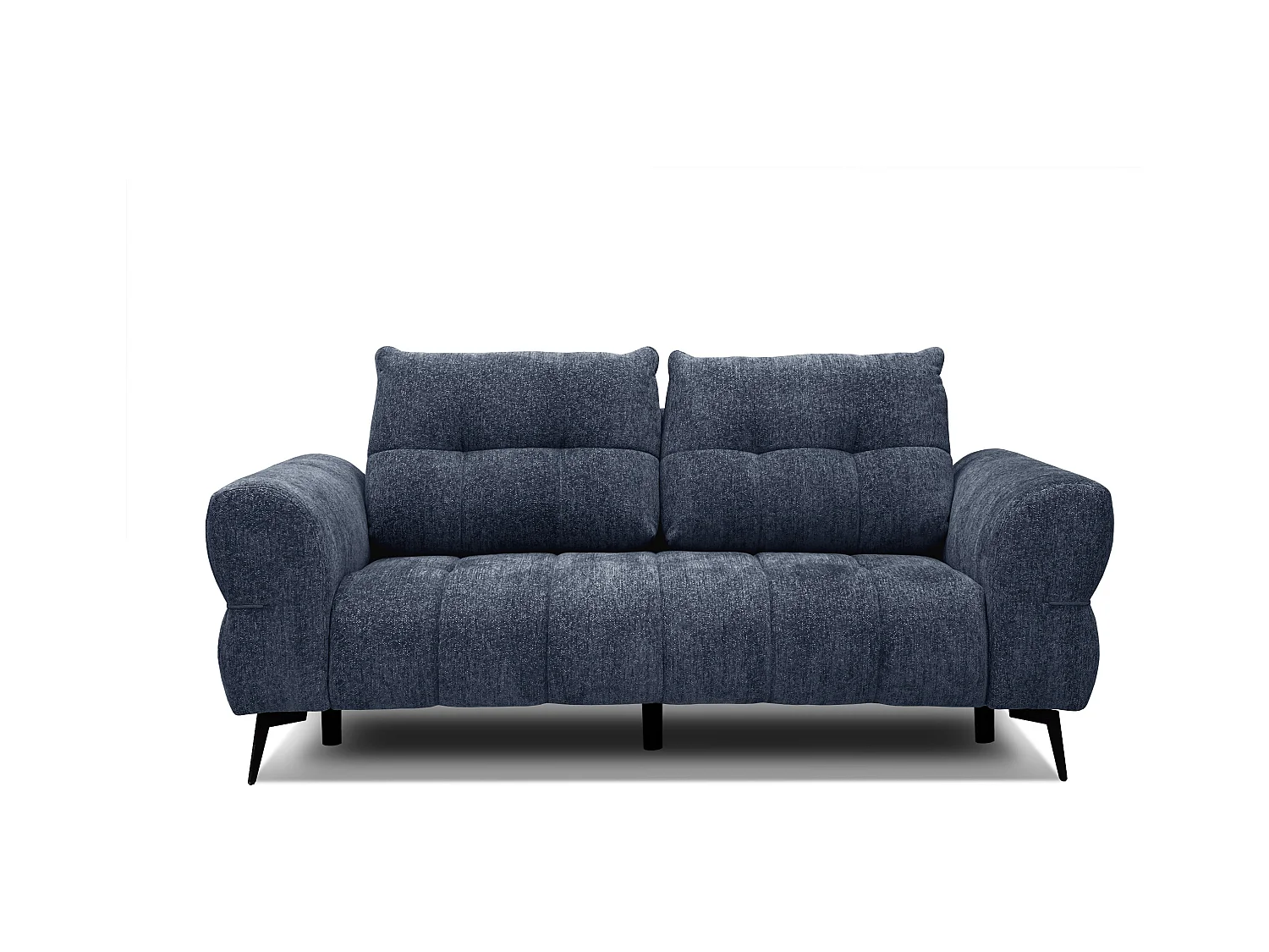 Canapé 2,5 places SALVINI, tissu bleu marine