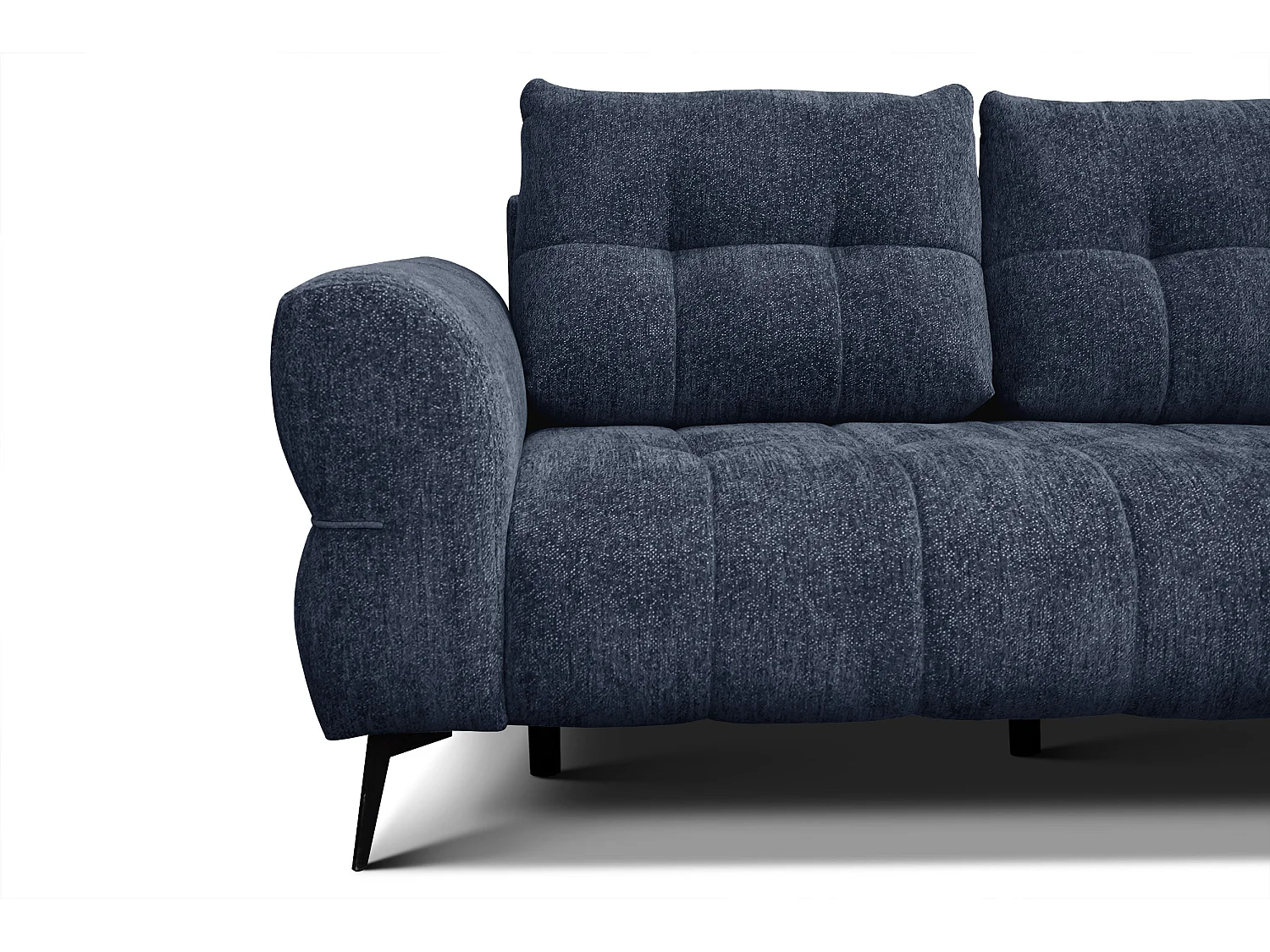 Canapé 2,5 places SALVINI, tissu bleu marine