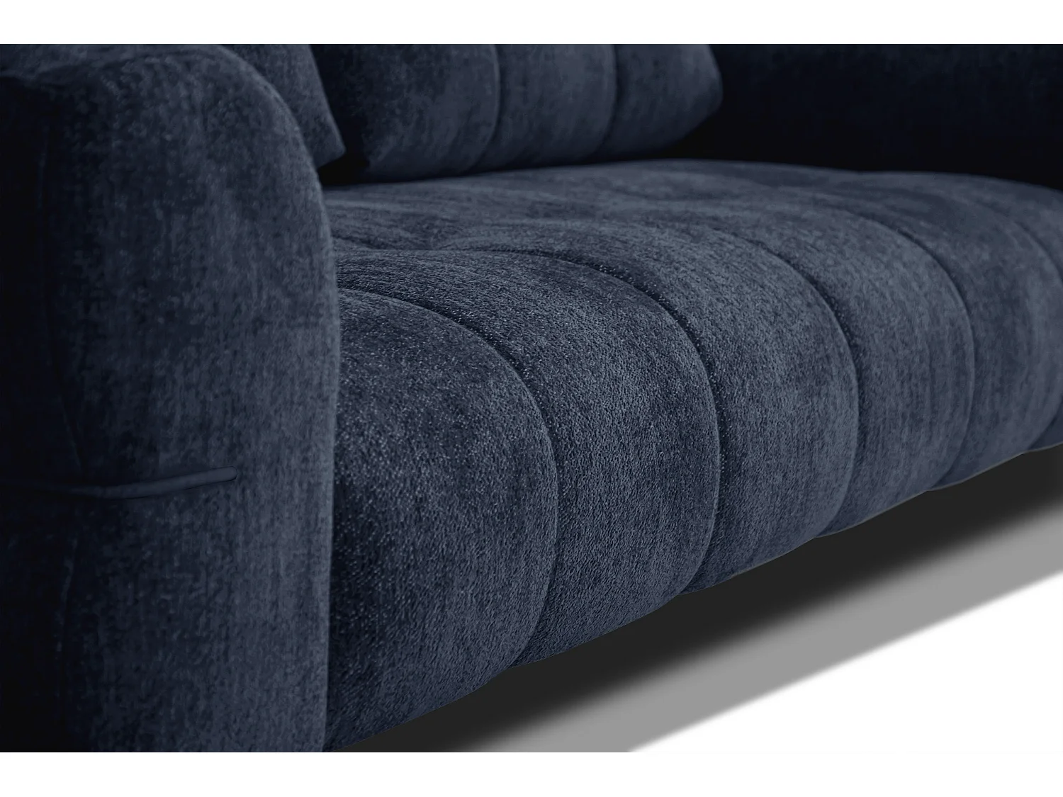 Canapé 2,5 places SALVINI, tissu bleu marine