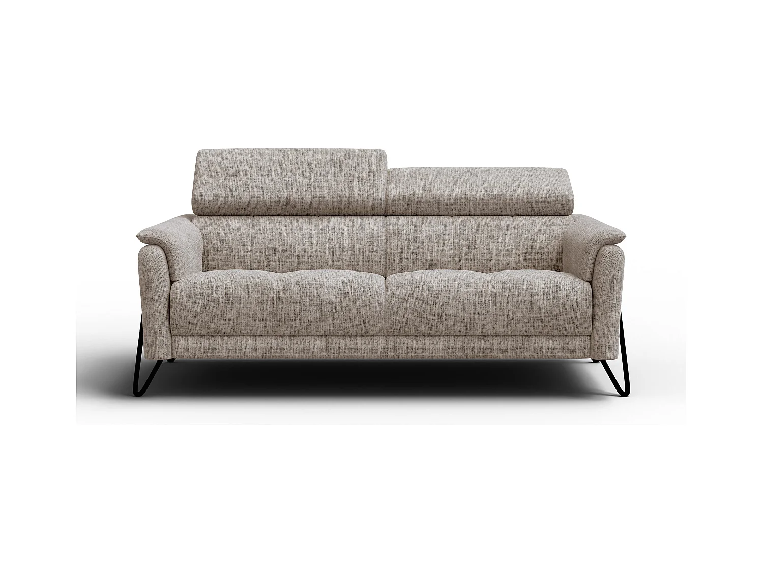 Canapé 3 places RODEN, tissu beige