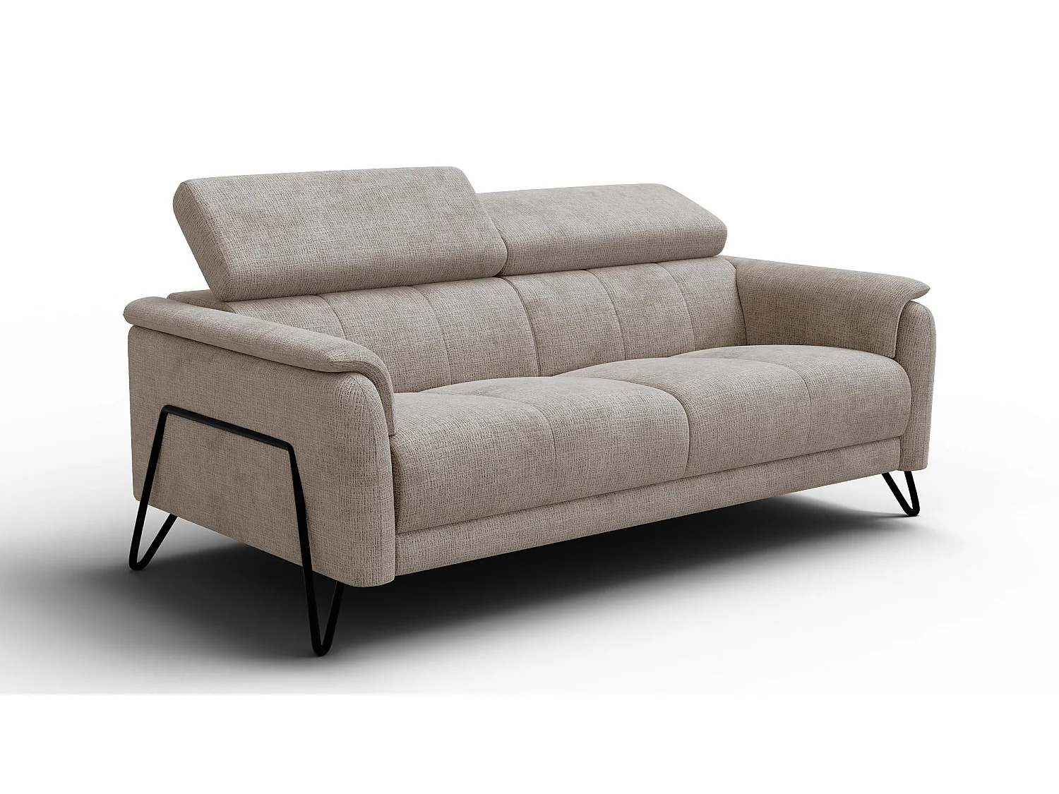 Sofa 3-Sitzer RODEN, beige