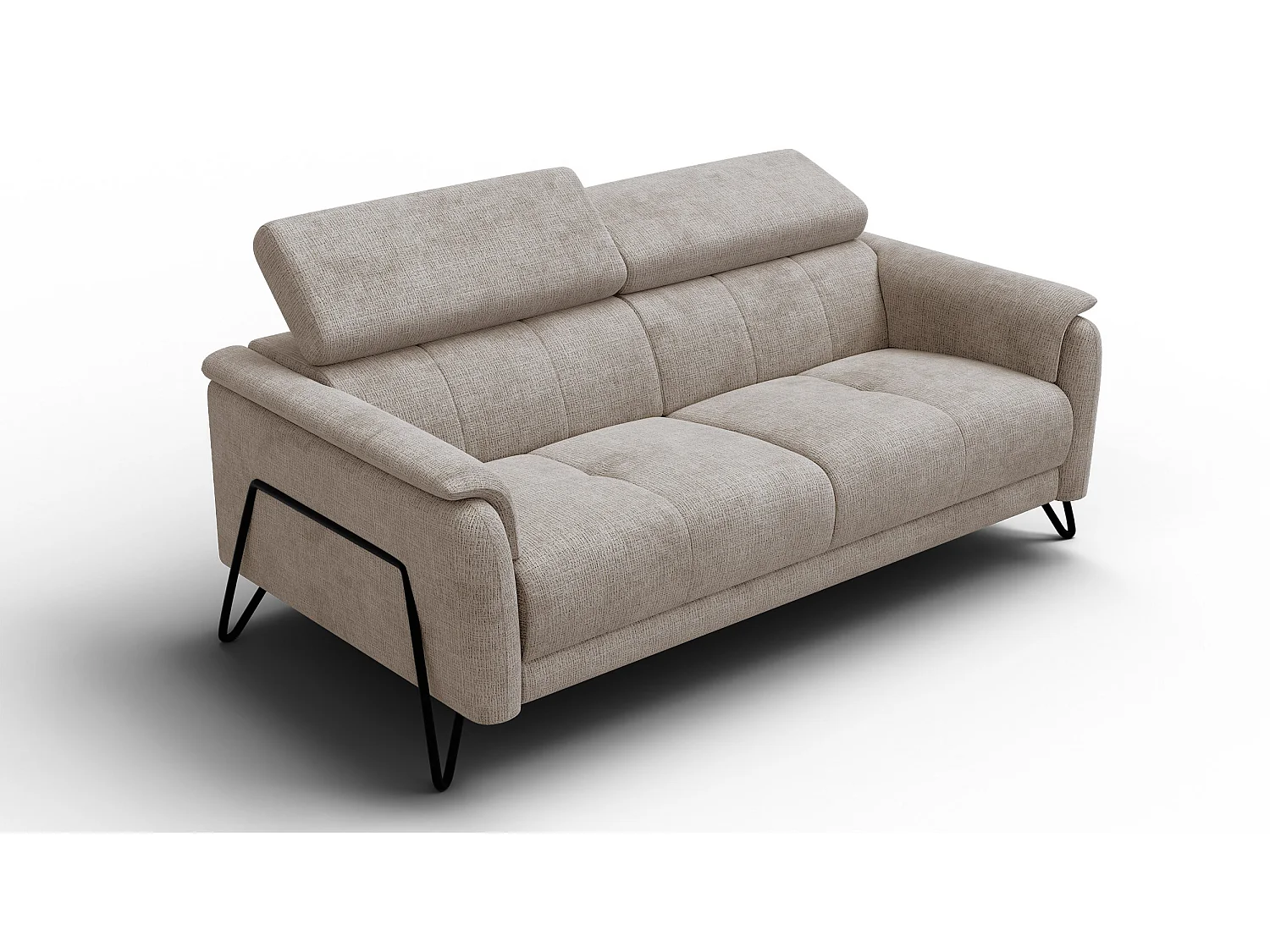 Sofa 3-Sitzer RODEN, beige