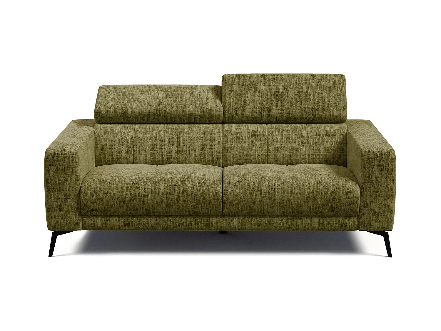 Canapé 3 places MORELLO, tissu olive