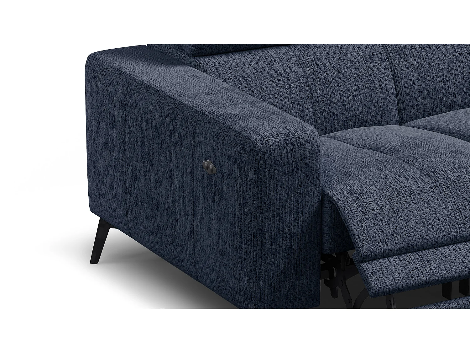 Relaxsofa 2-Sitzer MORELLO, marineblau, 2 x Relax Zero Gravity