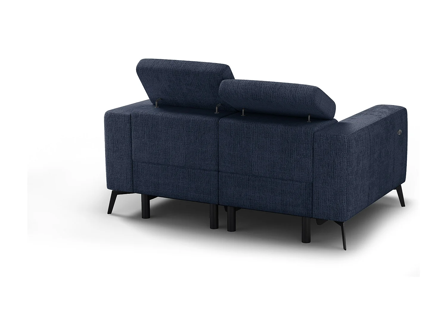 Relaxsofa 2-Sitzer MORELLO, marineblau, 2 x Relax Zero Gravity